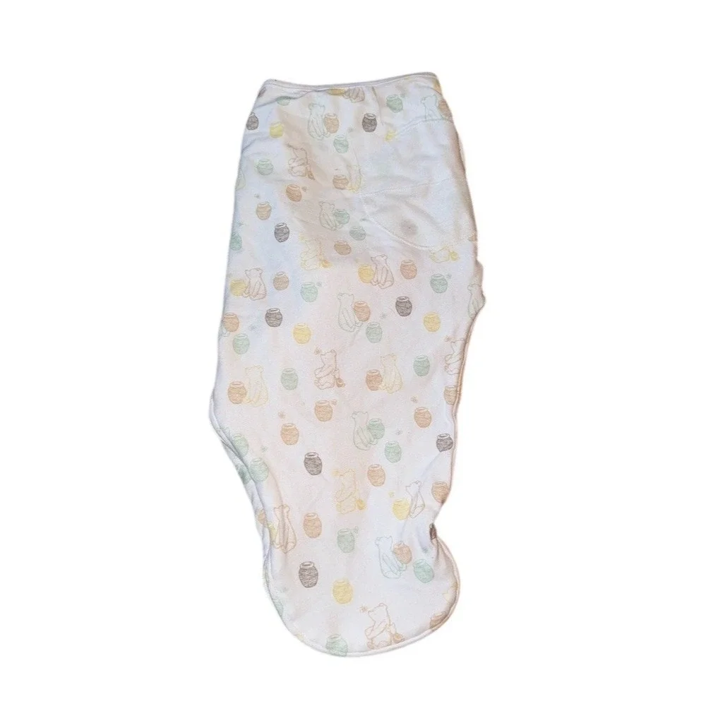 aden + anais essentials Swaddle Wrap 0-3 Months White Winnie the Pooh newborn